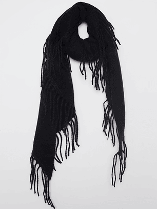 Bufanda Triangular Mujer Negro Familyshop