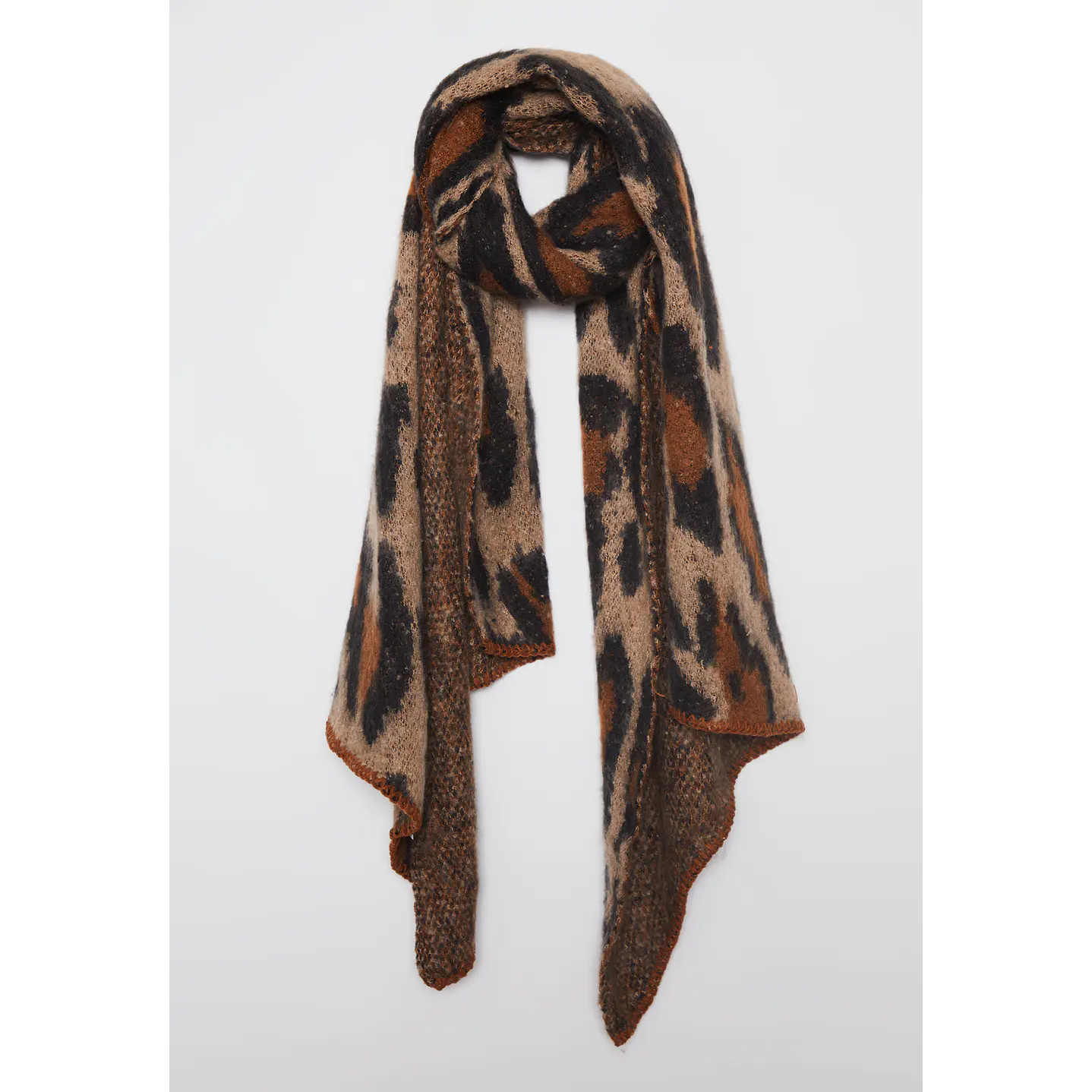 Bufanda Mujer Leopardo Café Familyshop 1