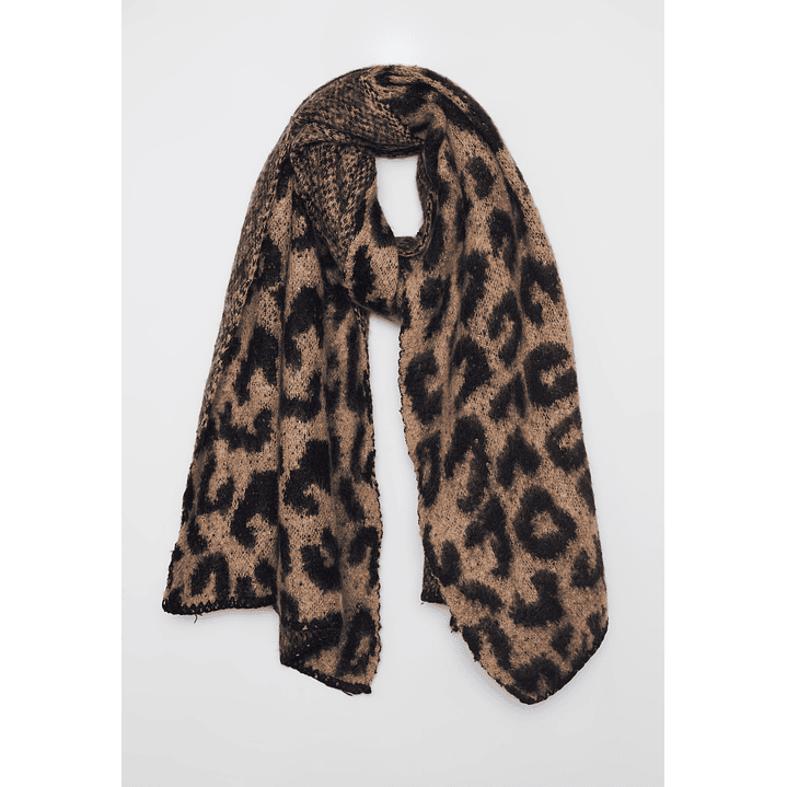 Bufanda Lana Mujer Café Familyshop 1