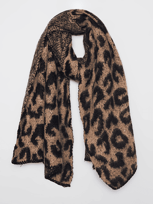 Bufanda Lana Mujer Café Familyshop