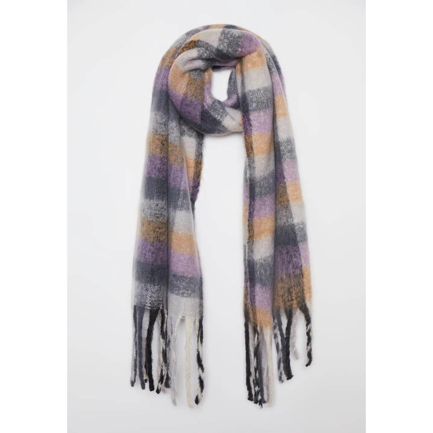 Bufanda Peluda Mujer Morado Familyshop 1