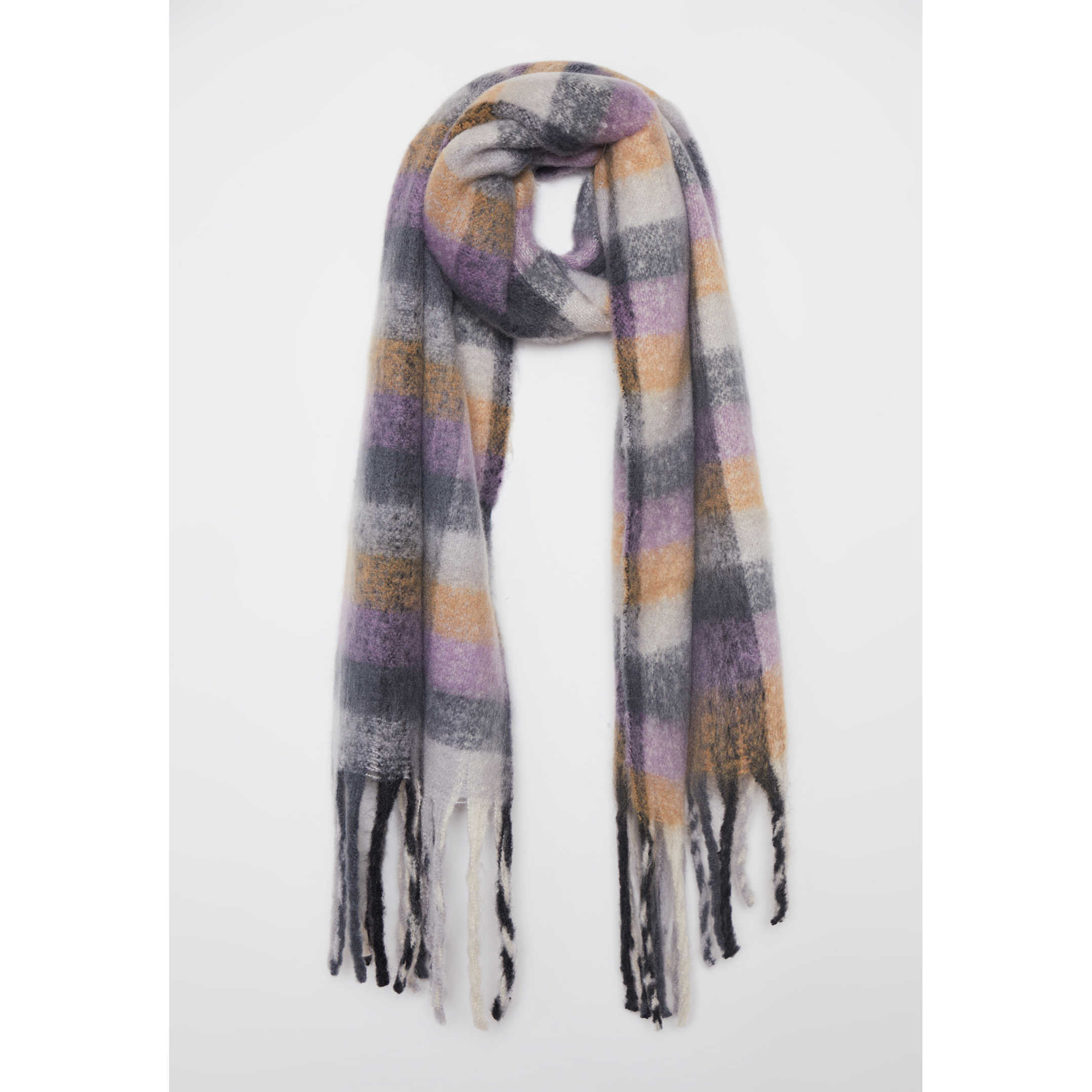 Bufanda Lana Mujer Morado Familyshop 1