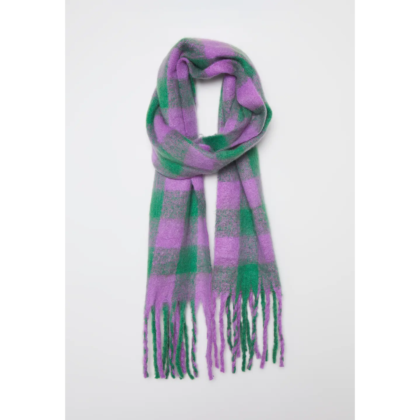 Bufanda Peluda Mujer Verde Familyshop 1