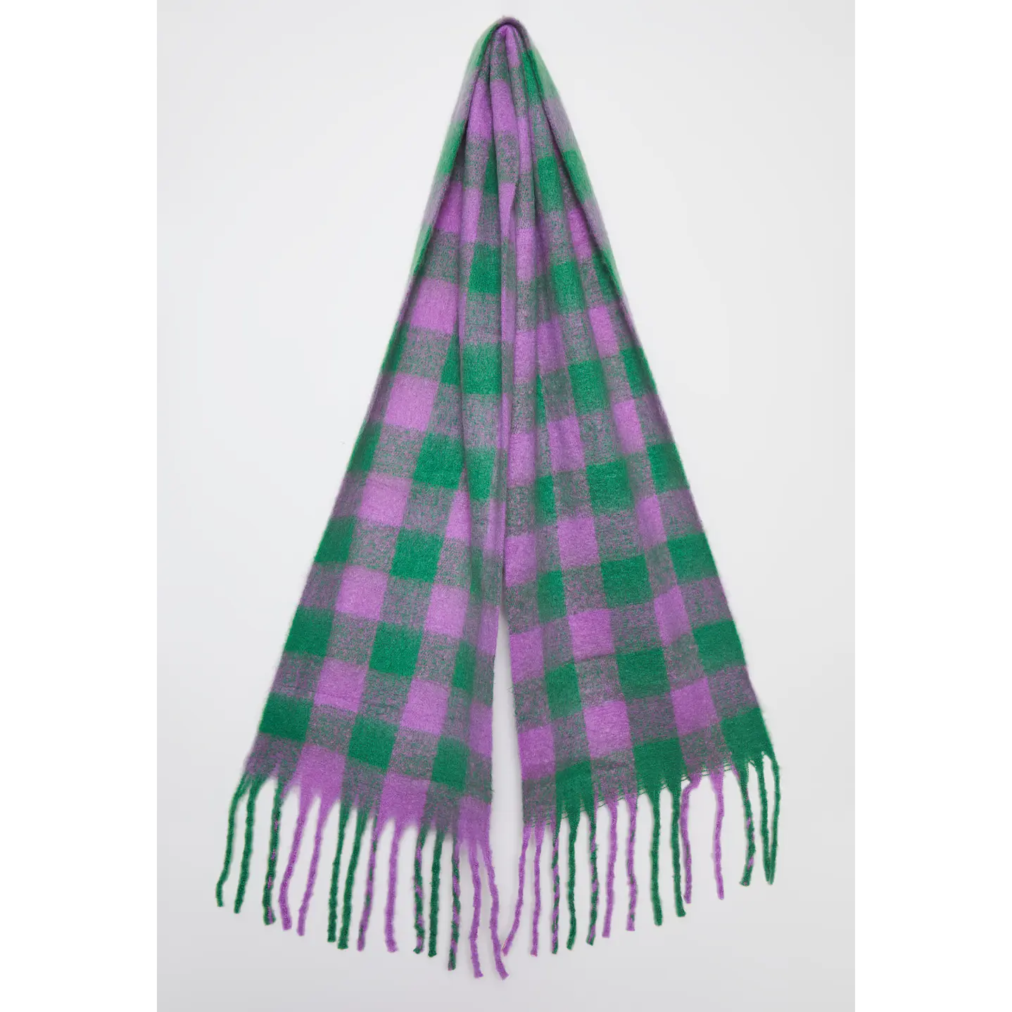 Bufanda Peluda Mujer Verde Familyshop 2