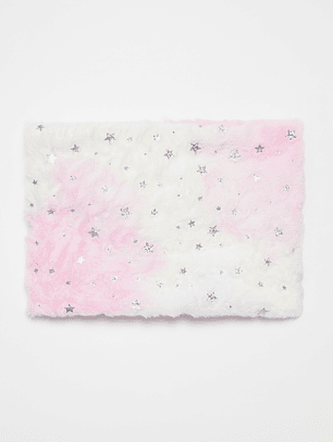 Cuello Peludo Estrella Niña Rosado Familyshop