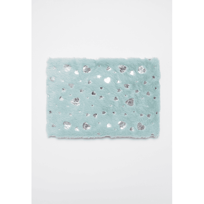 Cuello Peludo Niña Turquesa Familyshop 1