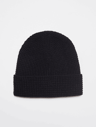Gorro Waffle Unisex Negro Familyshop