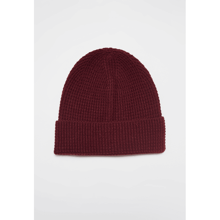 Gorro Waffle Unisex Burdeo Familyshop 1