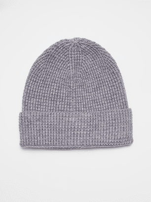 Gorro Waffle Unisex Gris Familyshop