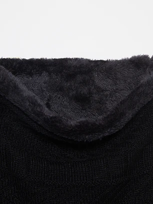 Cuello Trenza Unisex Negro Familyshop