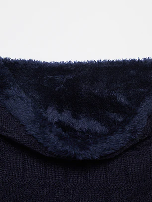 Cuello Trenza Unisex Azul Familyshop