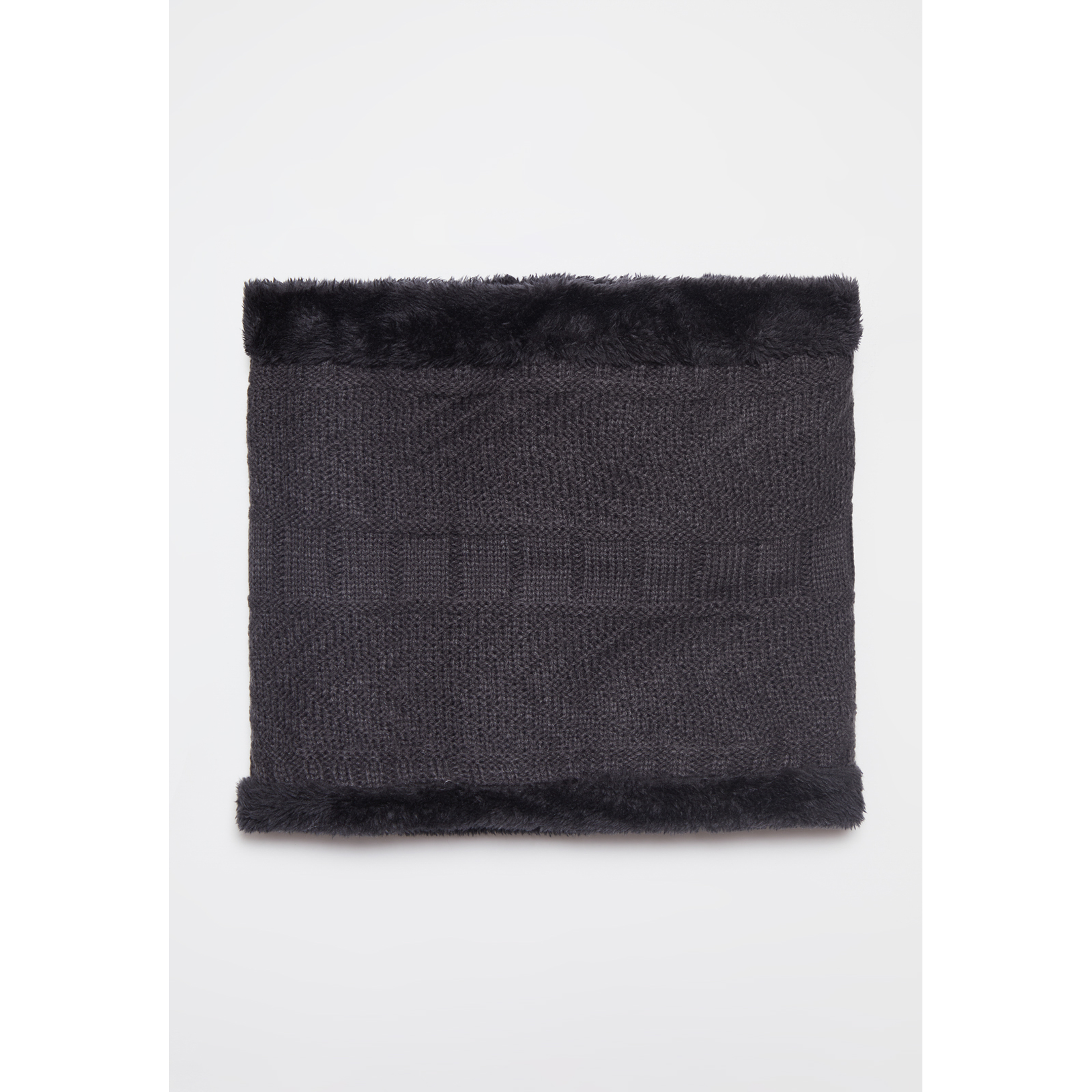 Cuello Trenza Unisex Gris Familyshop 1