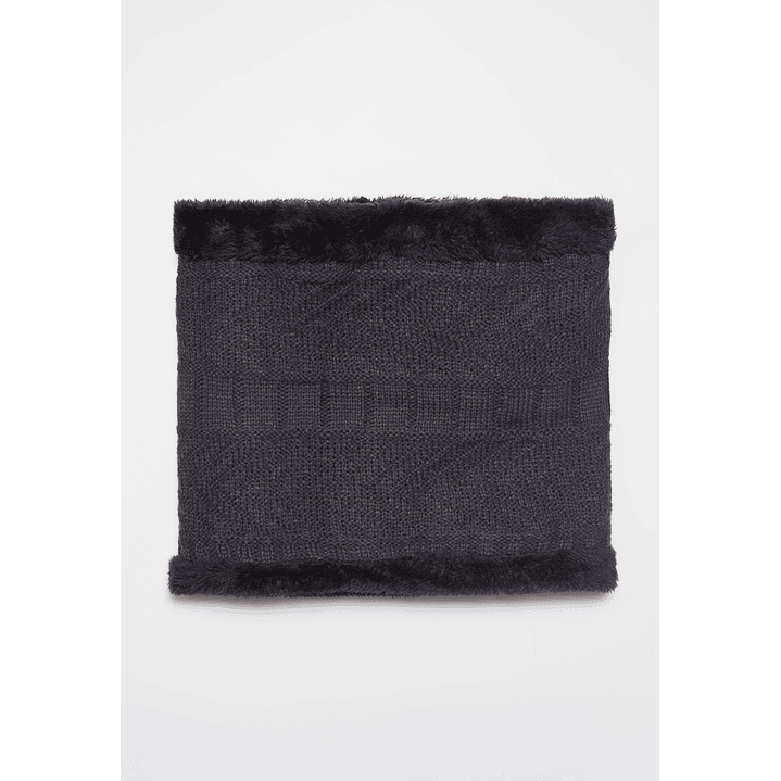 Cuello Trenza Unisex Gris Familyshop 1