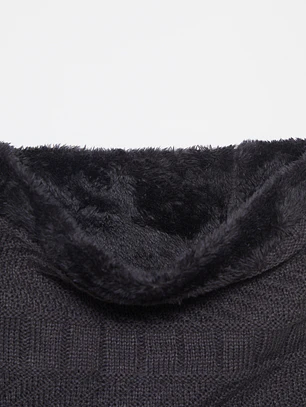 Cuello Trenza Unisex Gris Familyshop