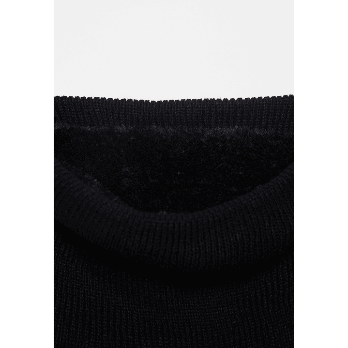 Cuello Peludo Unisex Negro Familyshop 2