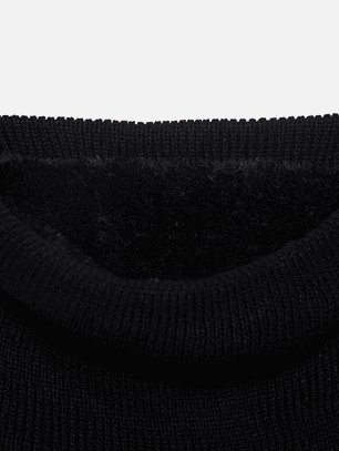 Cuello Peludo Unisex Negro Familyshop