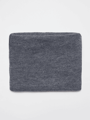 Cuello Peludo Unisex Gris Familyshop