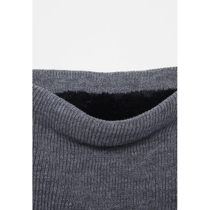 Cuello Peludo Unisex Gris Familyshop 2