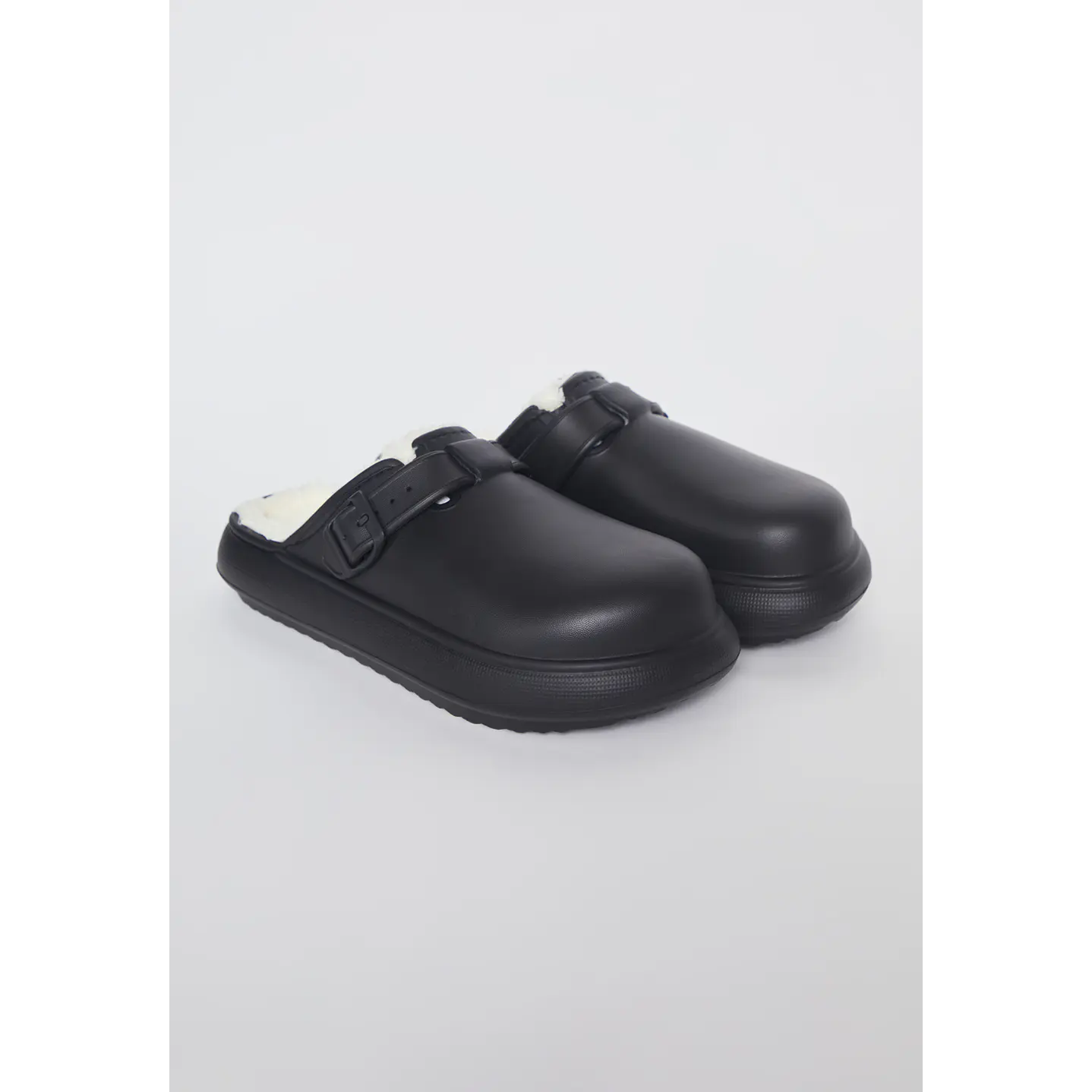 Pantuflas Hebilla Hombre Negro Familyshop 3