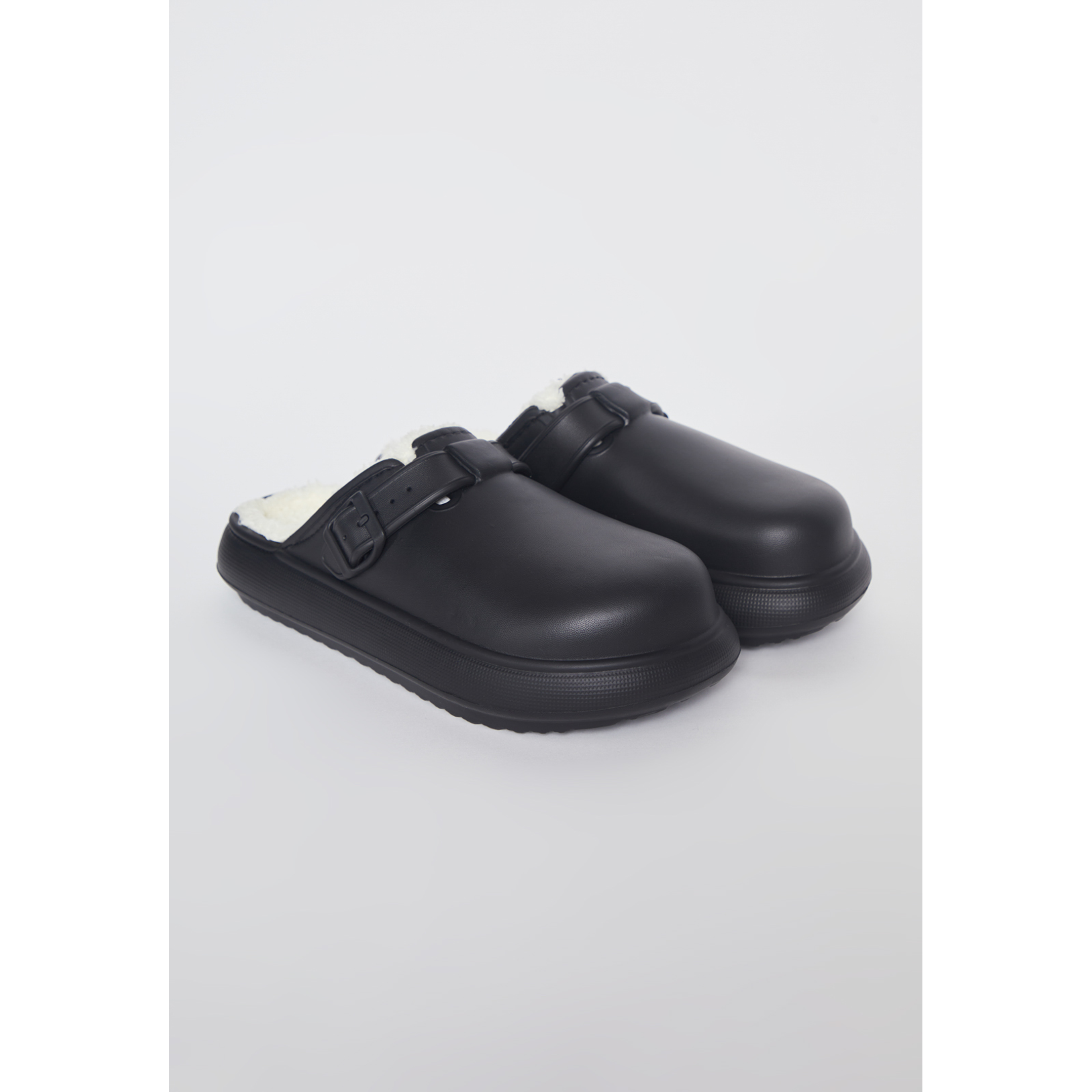 Pantuflas Hebilla Hombre Negro Familyshop 3