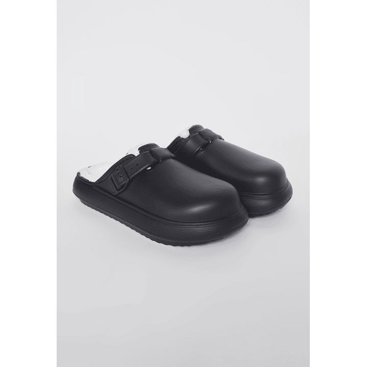 Pantuflas Hebilla Hombre Negro Familyshop 3