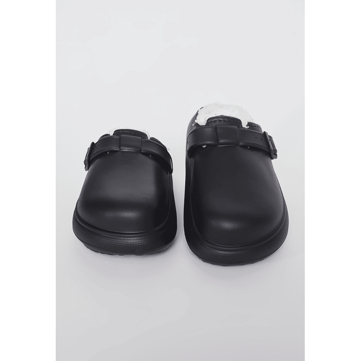 Pantuflas Hebilla Hombre Negro Familyshop 1