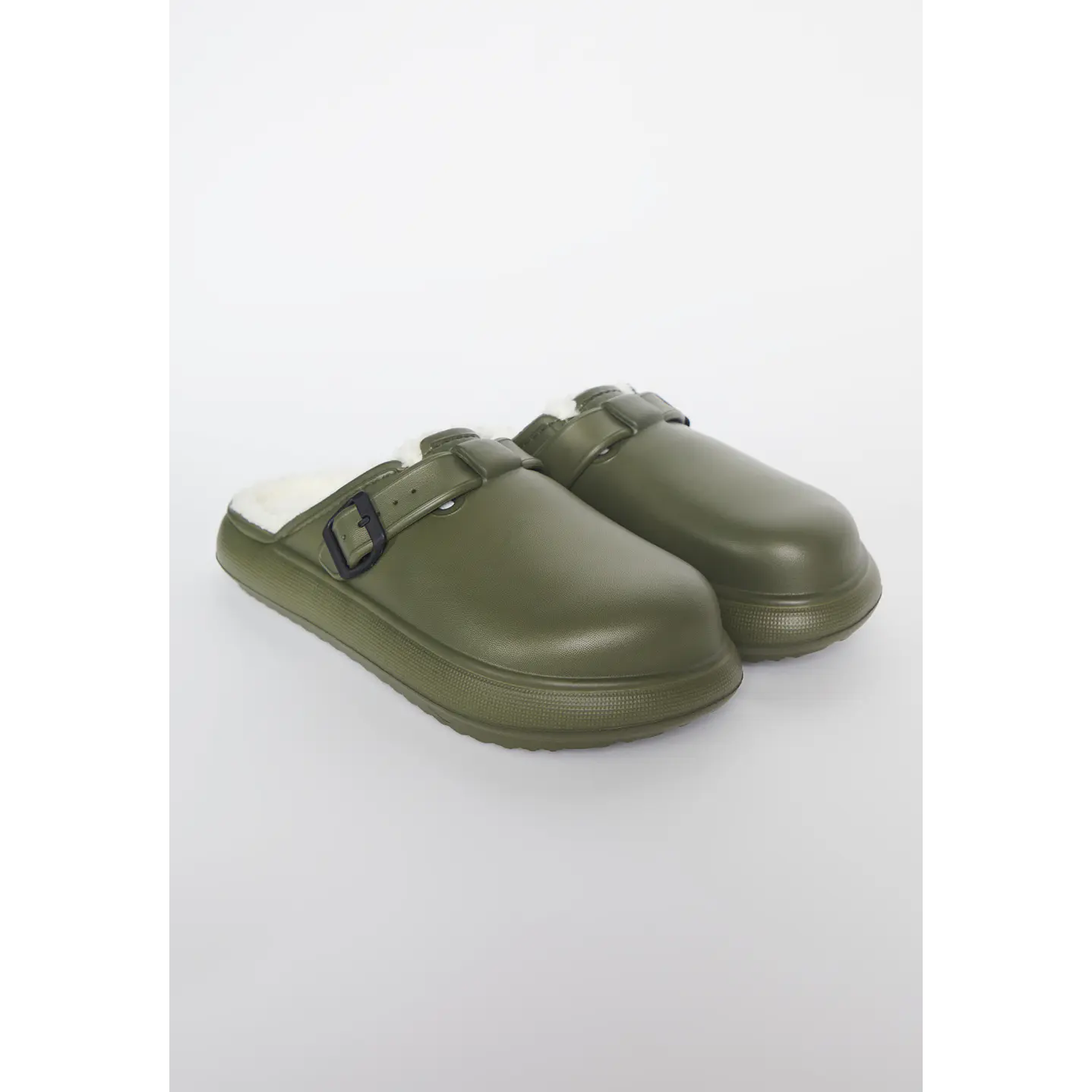 Pantuflas Hebilla Hombre Verde Familyshop 1