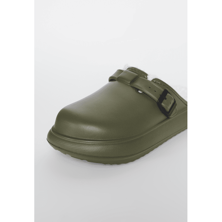 Pantuflas Hebilla Hombre Verde Familyshop 3