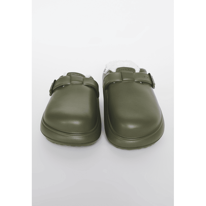 Pantuflas Hebilla Hombre Verde Familyshop 2