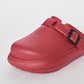 Pantufla Hebilla Mujer Rojo Familyshop - Miniatura 2