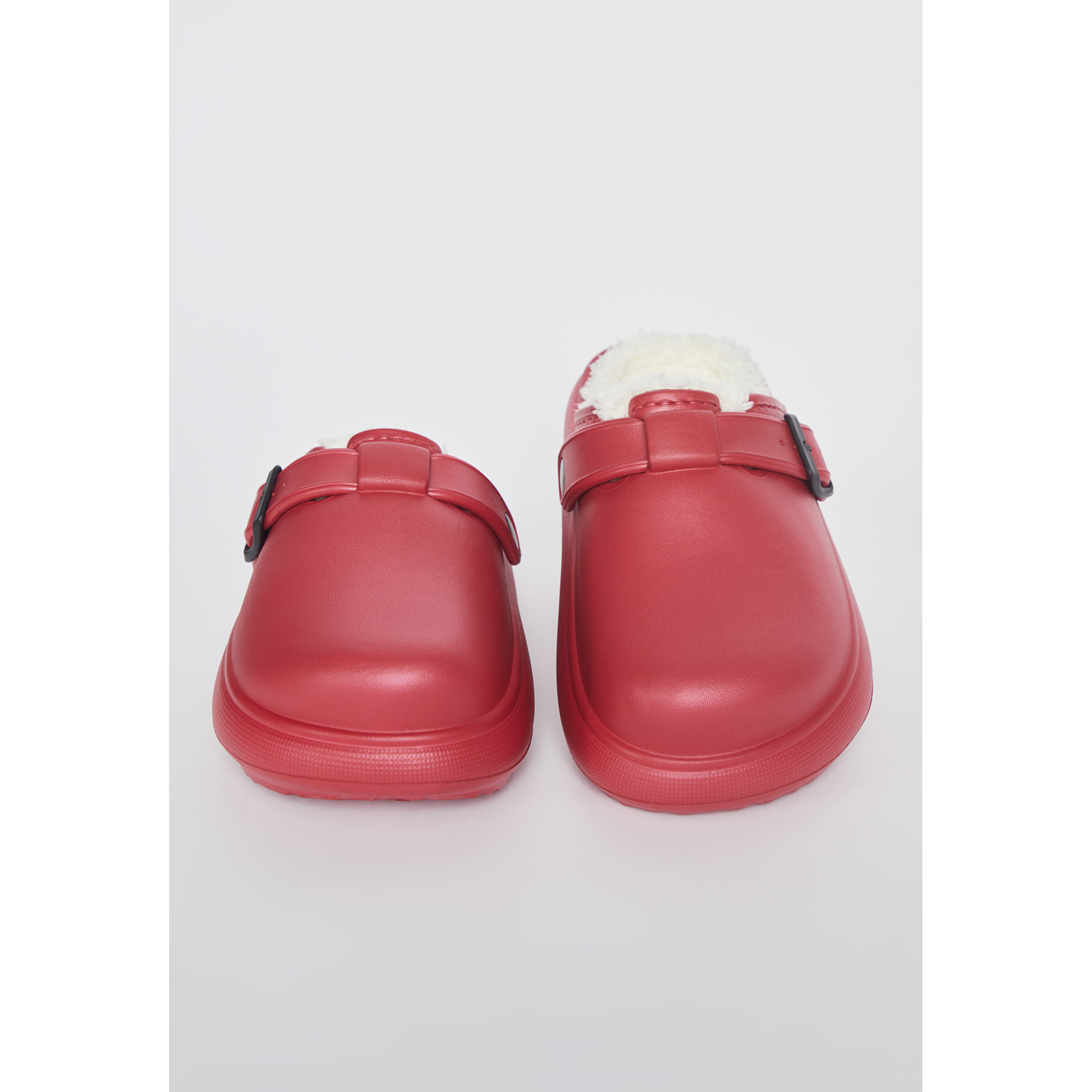 Pantufla Hebilla Mujer Rojo Familyshop 3