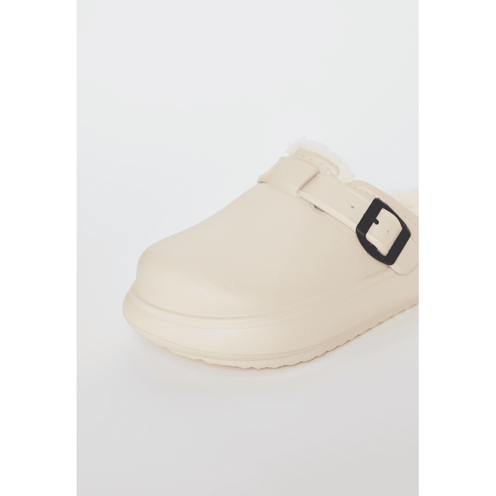 Pantufla Hebilla Mujer Crudo Familyshop 3