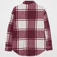 Sobrecamisa Escocesa Mujer Burdeo Familyshop - Miniatura 2