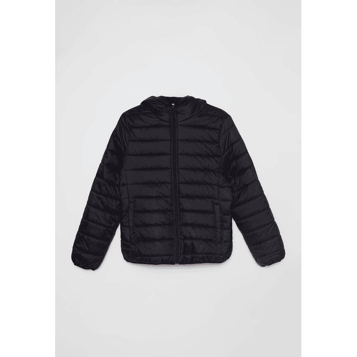 Parka Basic Mujer Negro Familyshop 1