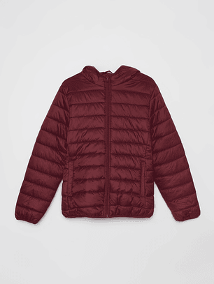 Parka Basic Mujer Burdeo Familyshop