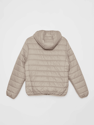 Parka Basic Mujer Beige Familyshop