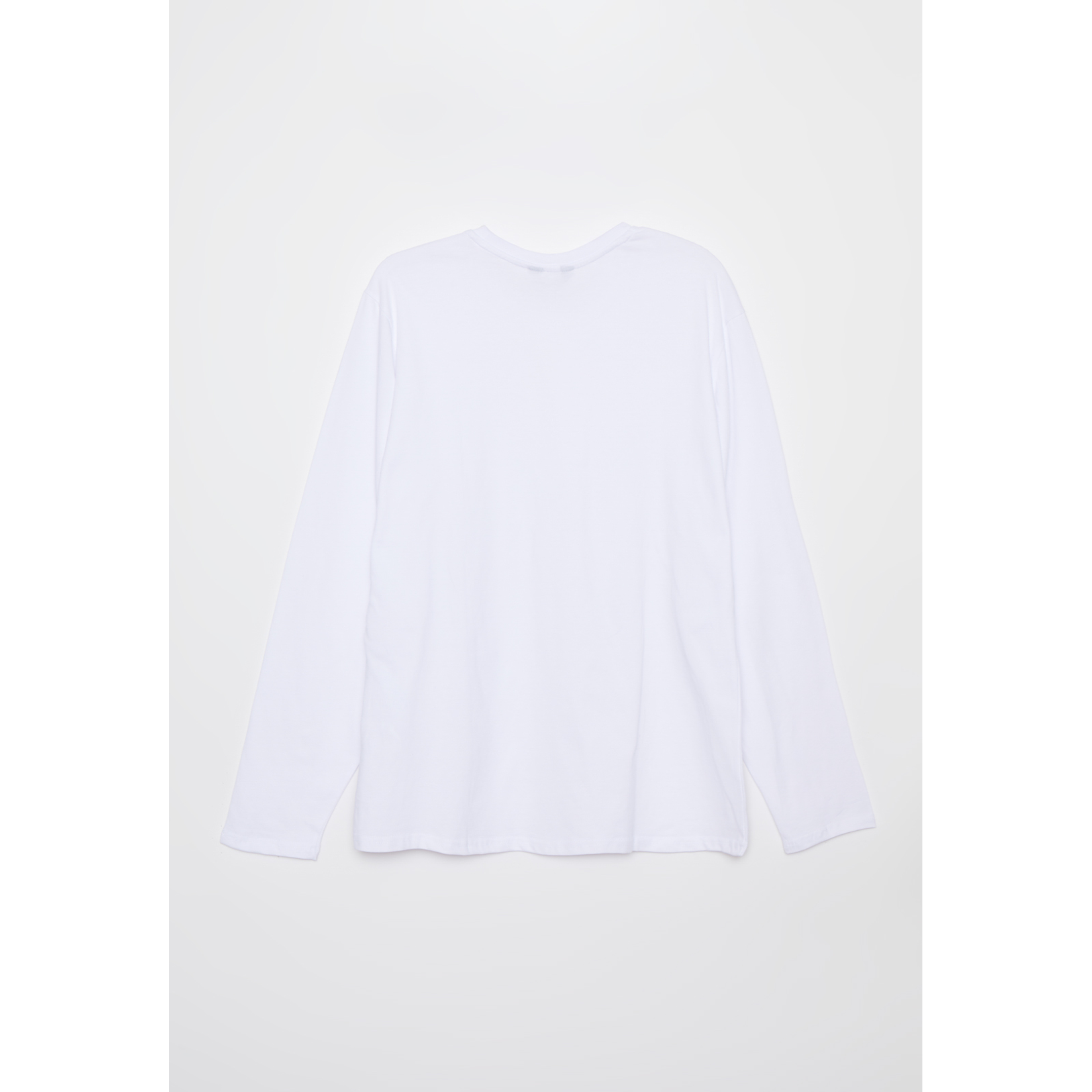 Polera Basic Hombre Blanco Familyshop 2