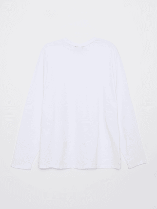 Polera Basic Hombre Blanco Familyshop