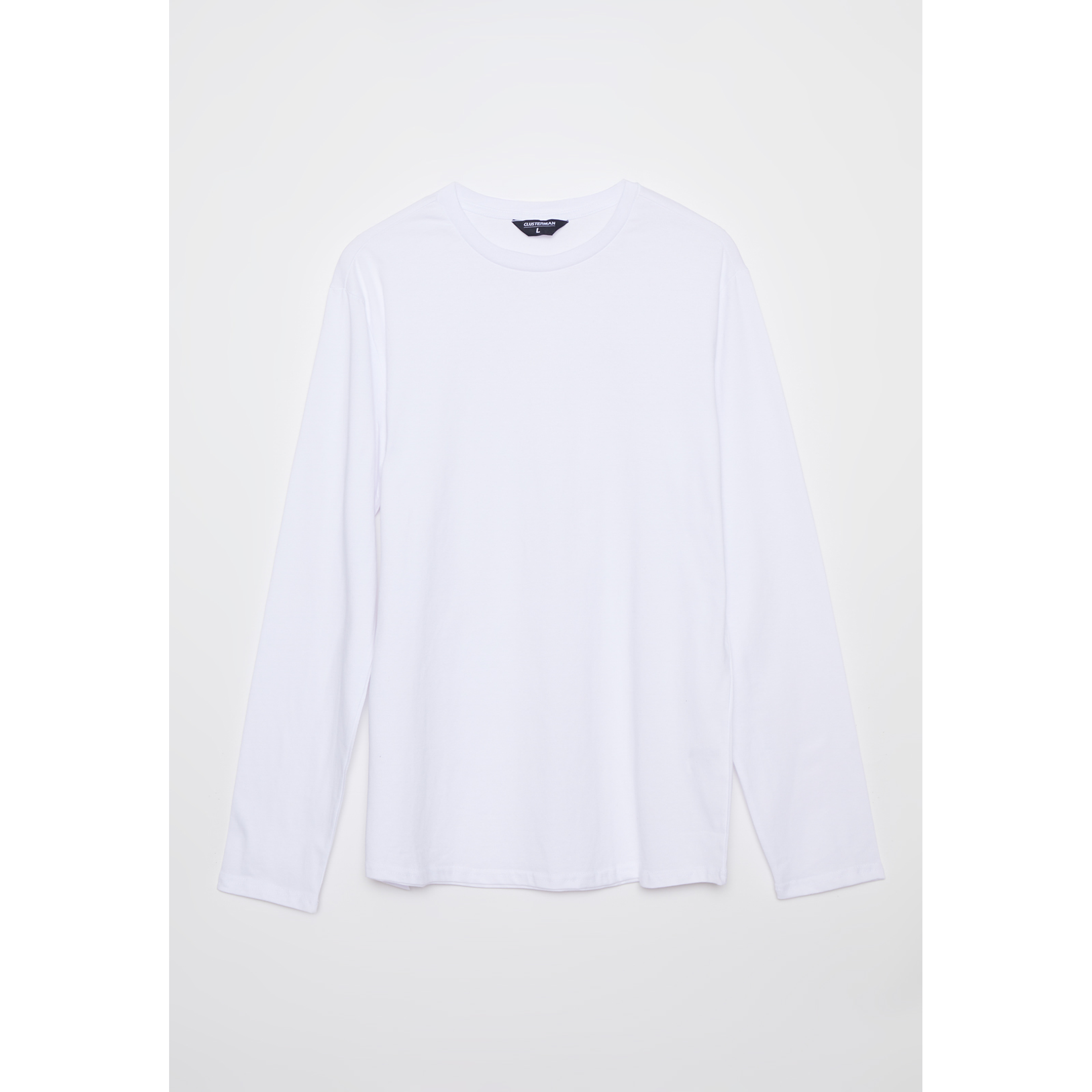 Polera Basic Hombre Blanco Familyshop 1