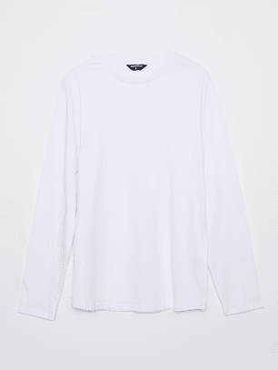 Polera Basic Hombre Blanco Familyshop