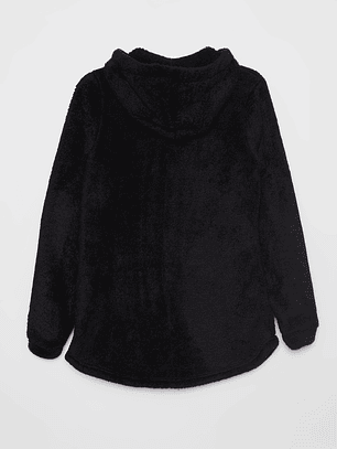 Polar Peludo Gorro Mujer Negro Familyshop