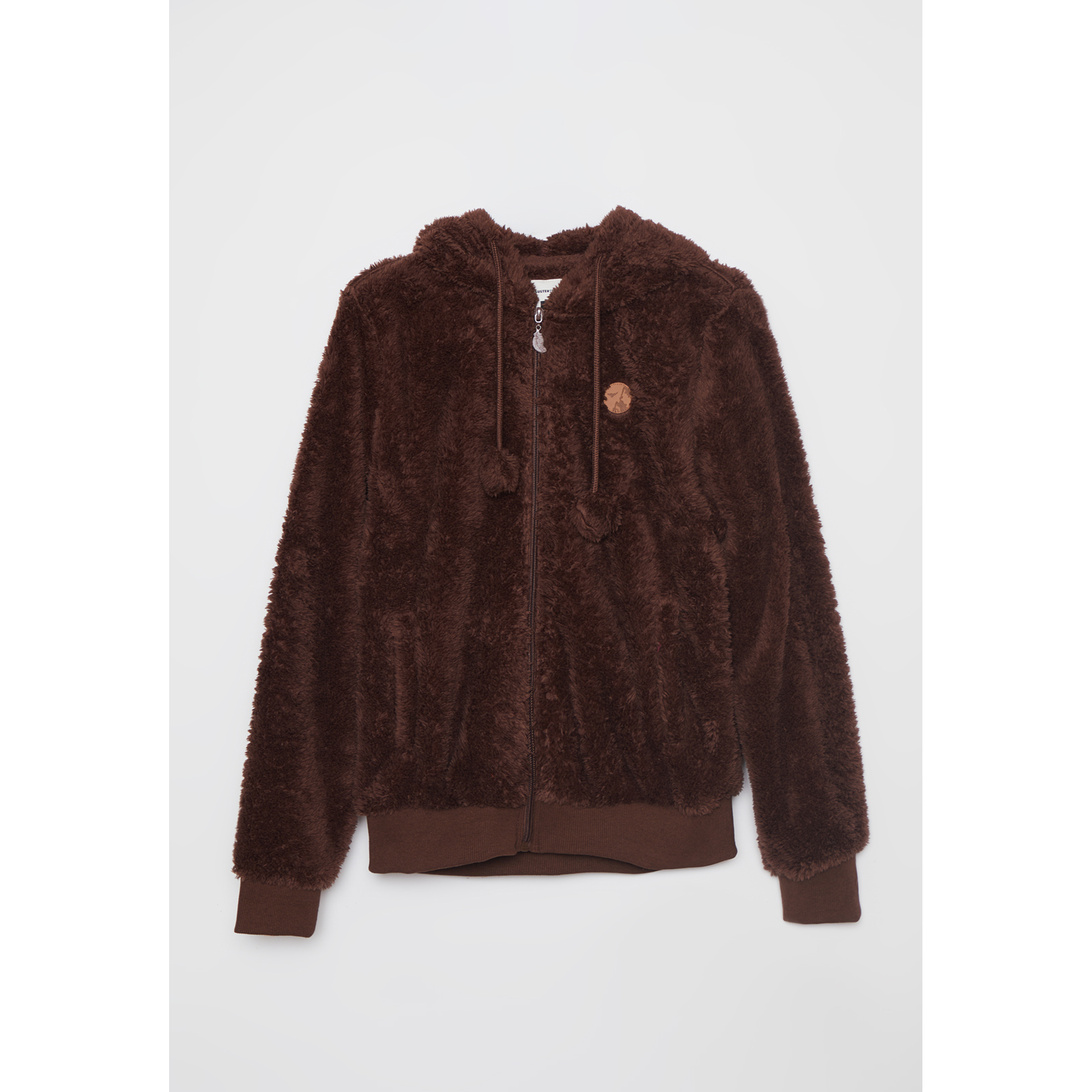 Polar Peludo Pompones Mujer Café Familyshop 1