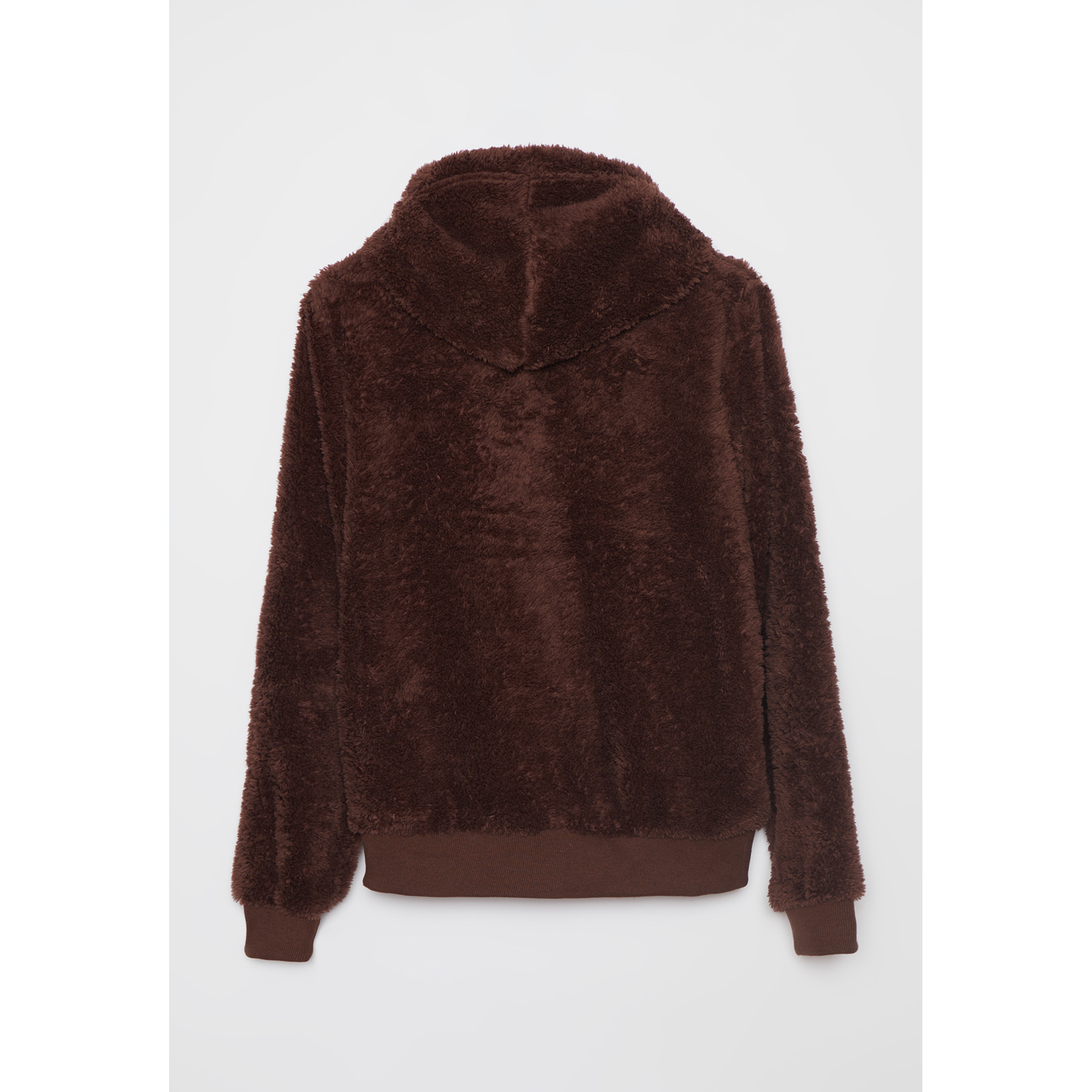 Polar Peludo Pompones Mujer Café Familyshop 2