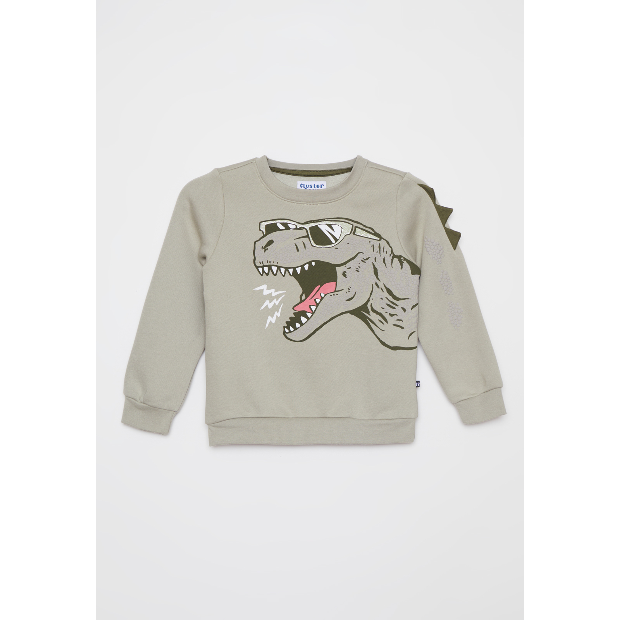 Polerón Dino Niño Verde Familyshop 1