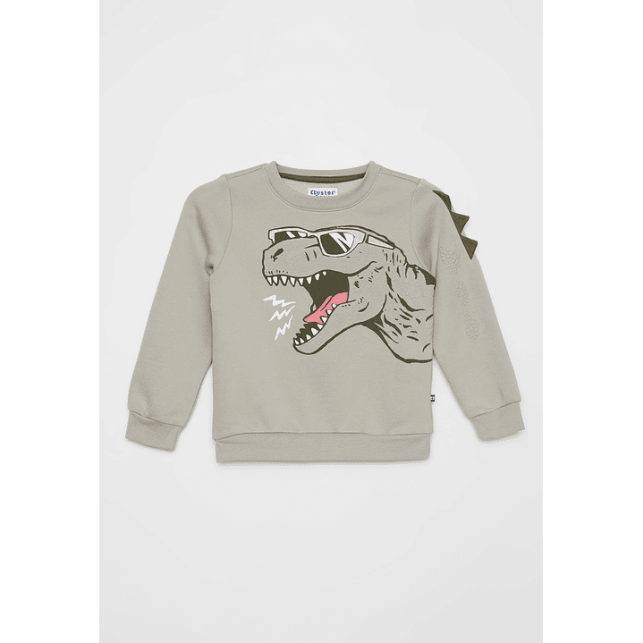 Polerón Dino Niño Verde Familyshop 1