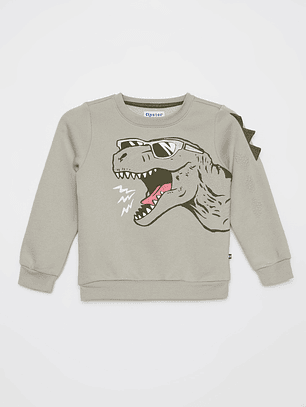 Polerón Dino Niño Verde Familyshop