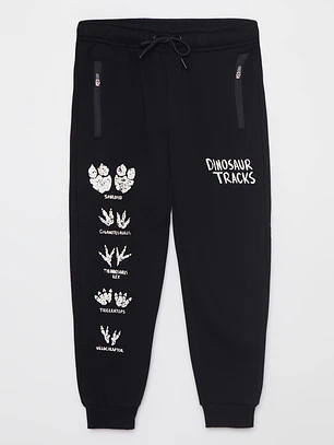 Pantalón Buzo Cierre Niño Negro Familyshop