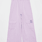 Pantalón Buzo Wide Leg Niña Lila Familyshop - Miniatura 1