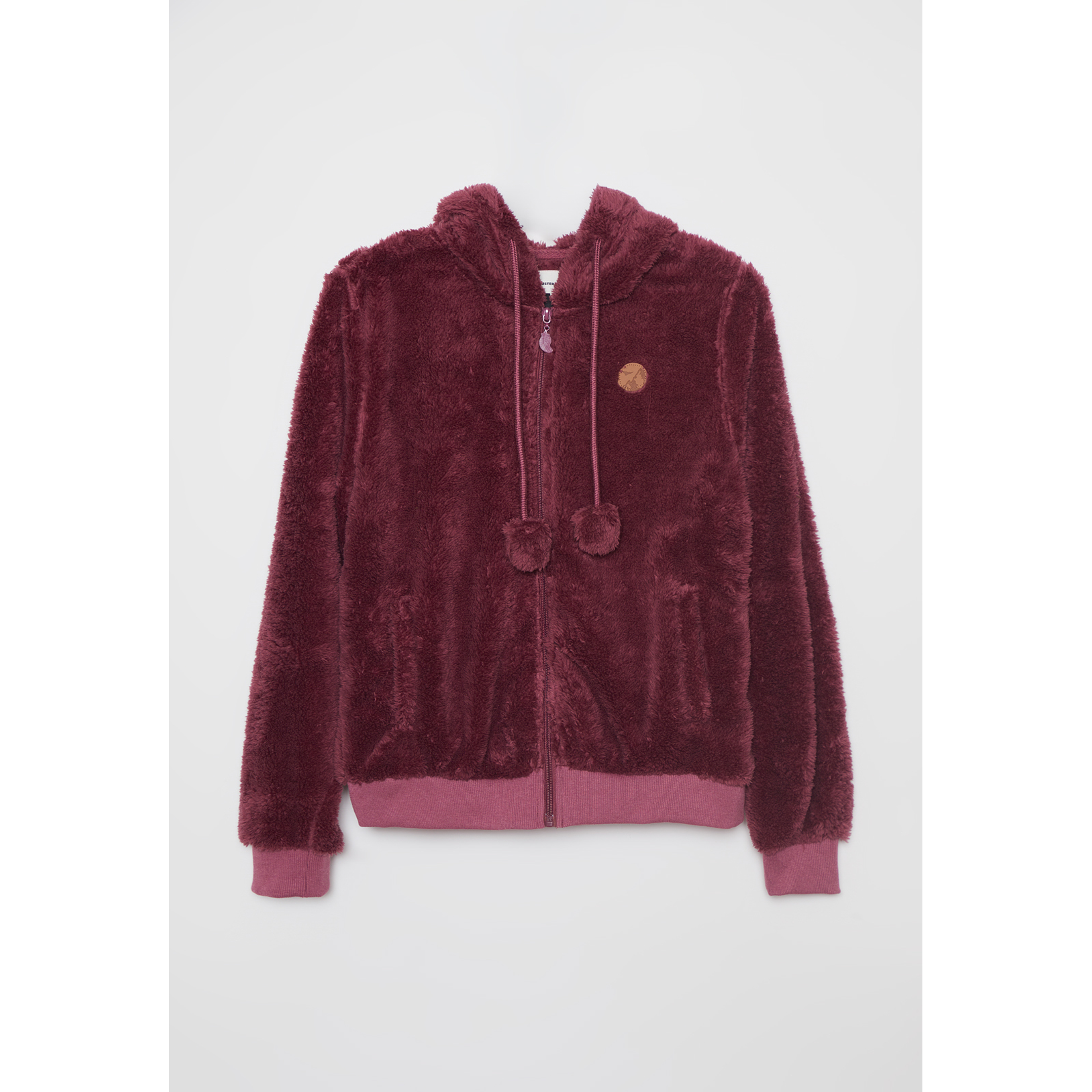 Polar Peludo Pompones Mujer Rosado Familyshop 1