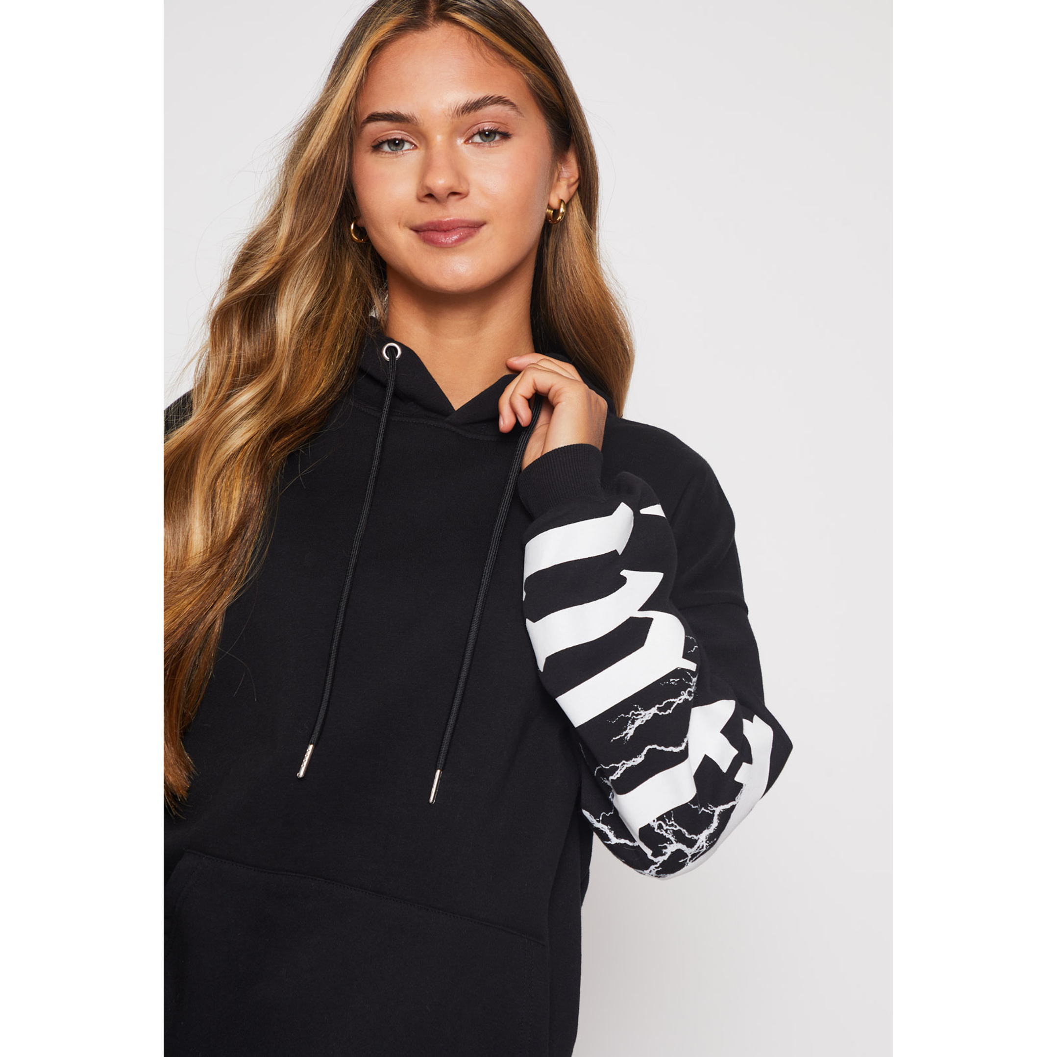 Polerón Mujer Blanco Letras Family Shop 3